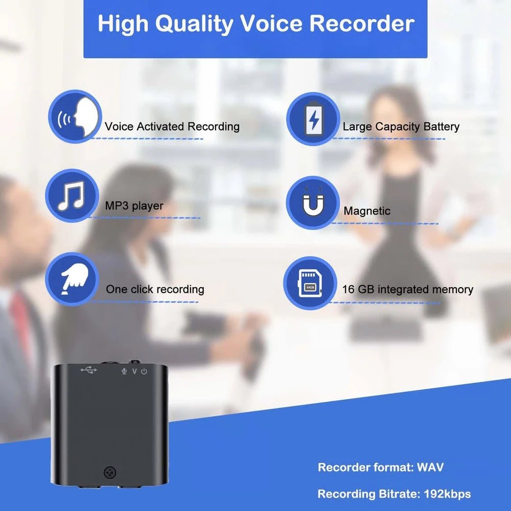 Spy Magnetic Voice Recorder