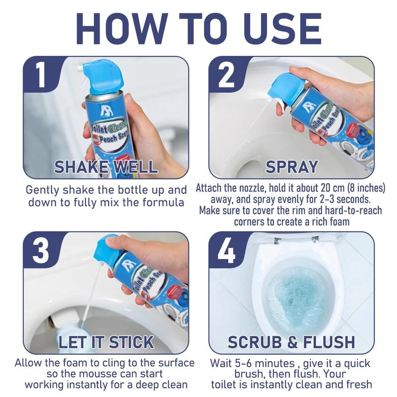 Expanding Foam Toilet Cleaner