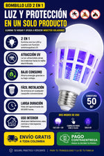 2-in-1 LED Mosquito Repellent Bulb