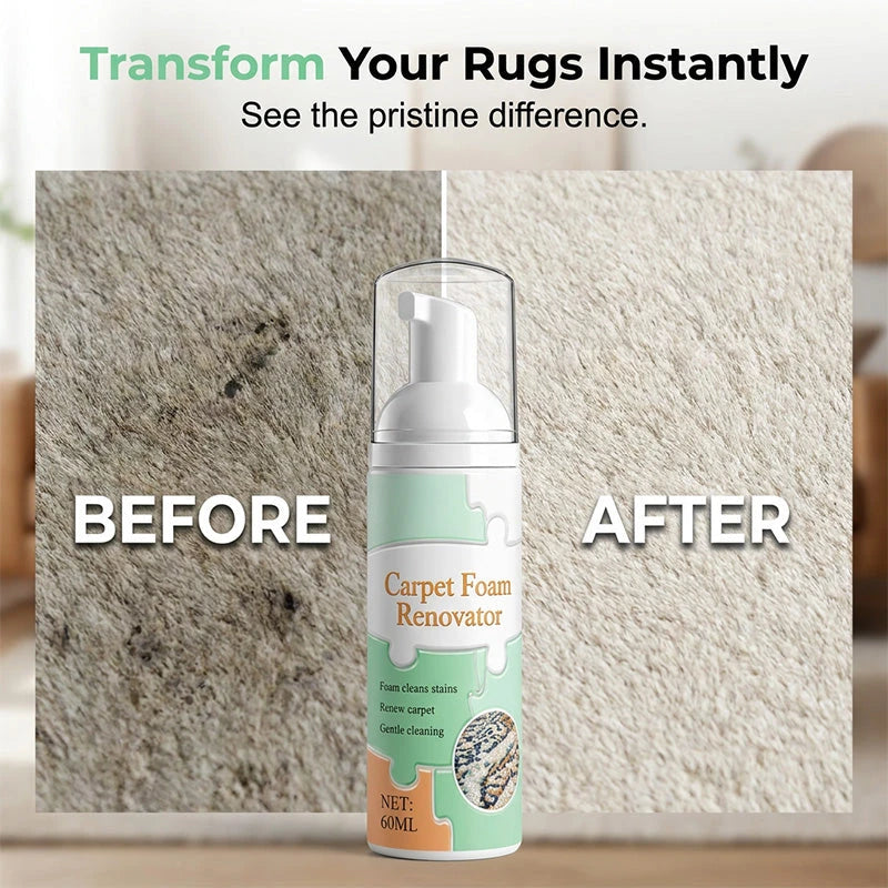 Waterless Carpet Foam Stain Remover