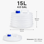 Foldable Water Storage Container with Tap
