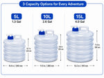 Foldable Water Storage Container with Tap
