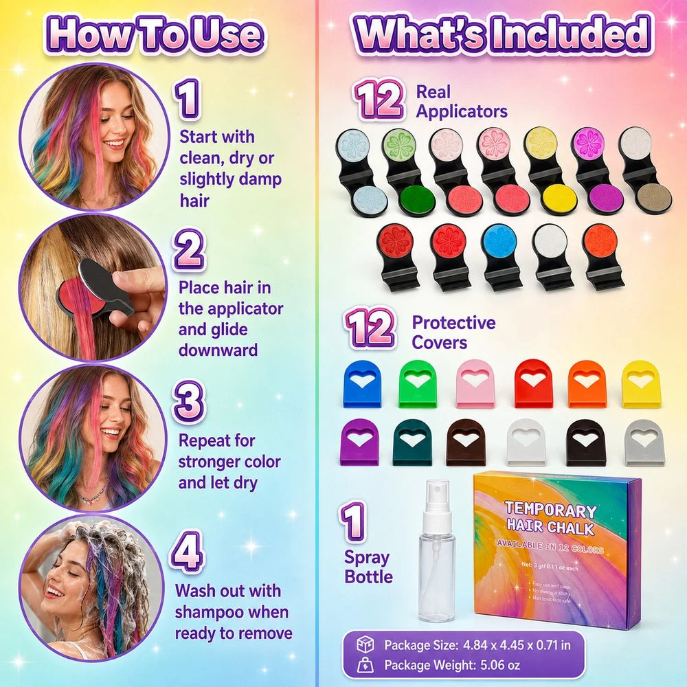 ColorPop Hair Chalk Set Hair