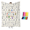 Creative Coloring Blanket Kit