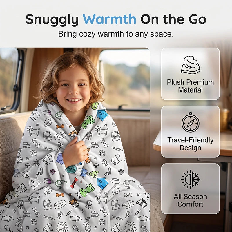 Creative Coloring Blanket Kit