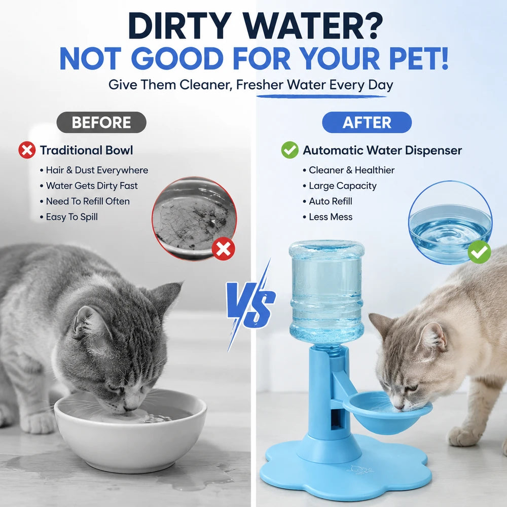 PetFlow Automatic Gravity Pet Water Dispenser