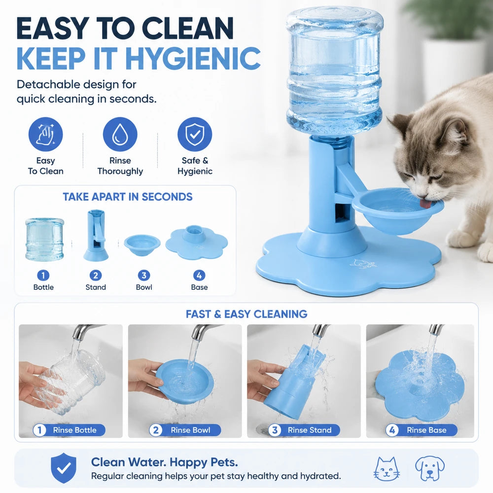 PetFlow Automatic Gravity Pet Water Dispenser