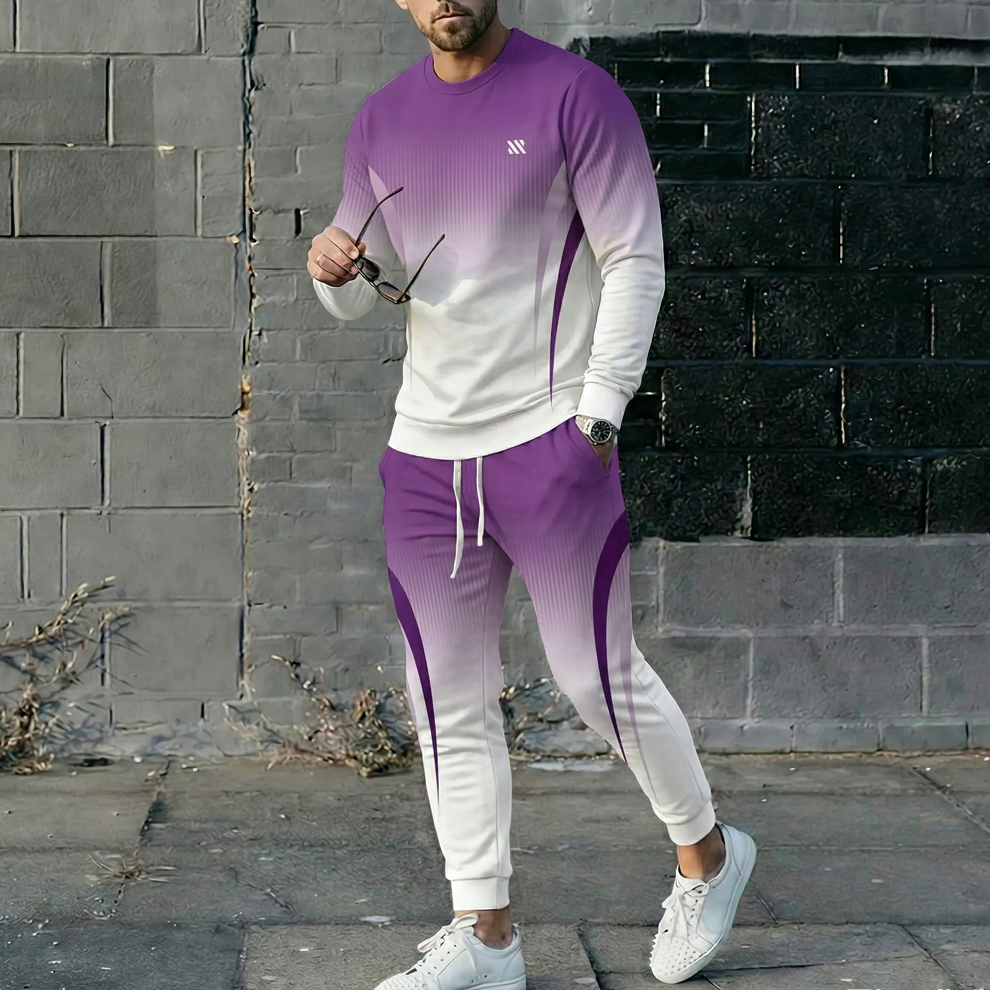 KZZ Men's Long Sleeve Gym Training Shirt