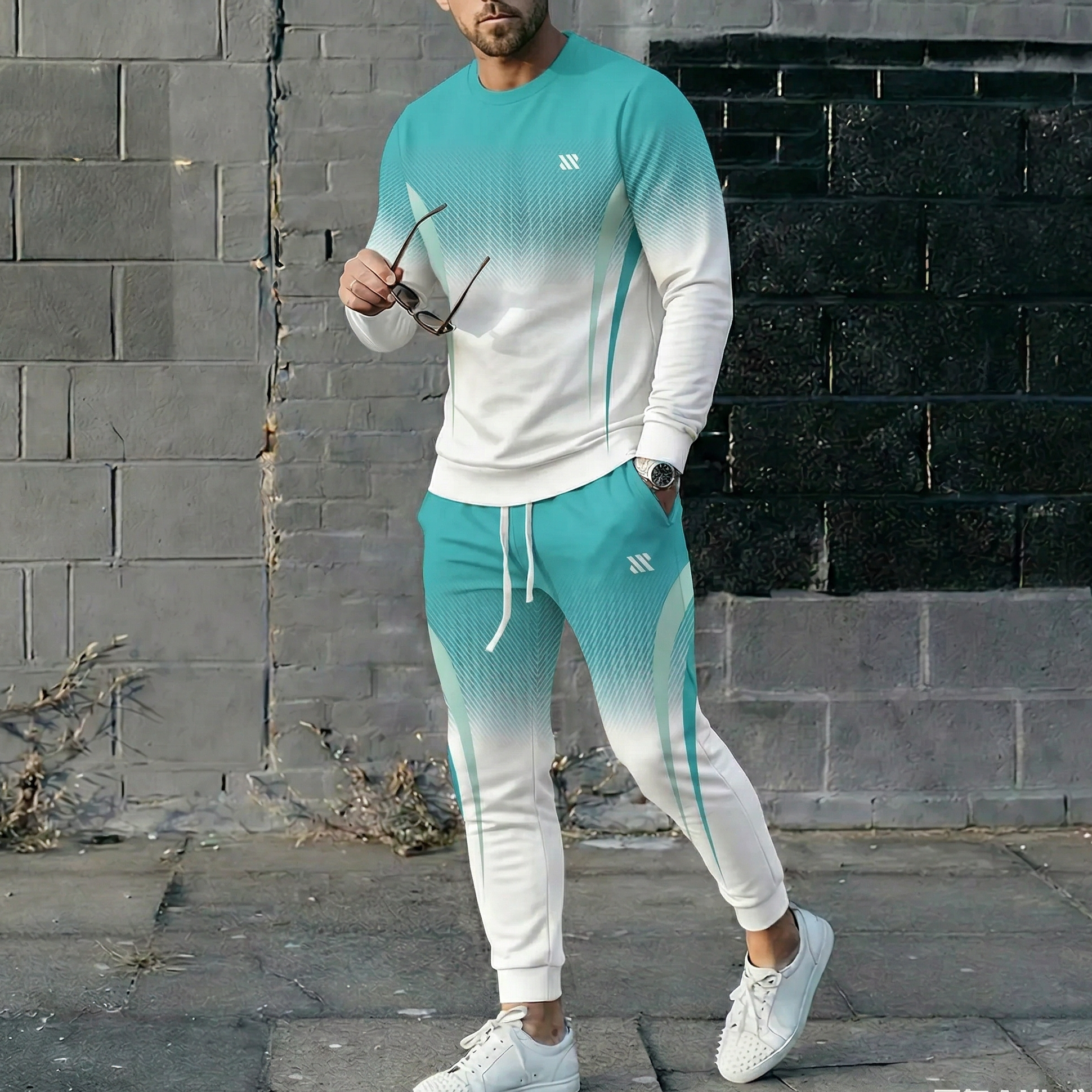 KZZ Men's Long Sleeve Gym Training Shirt