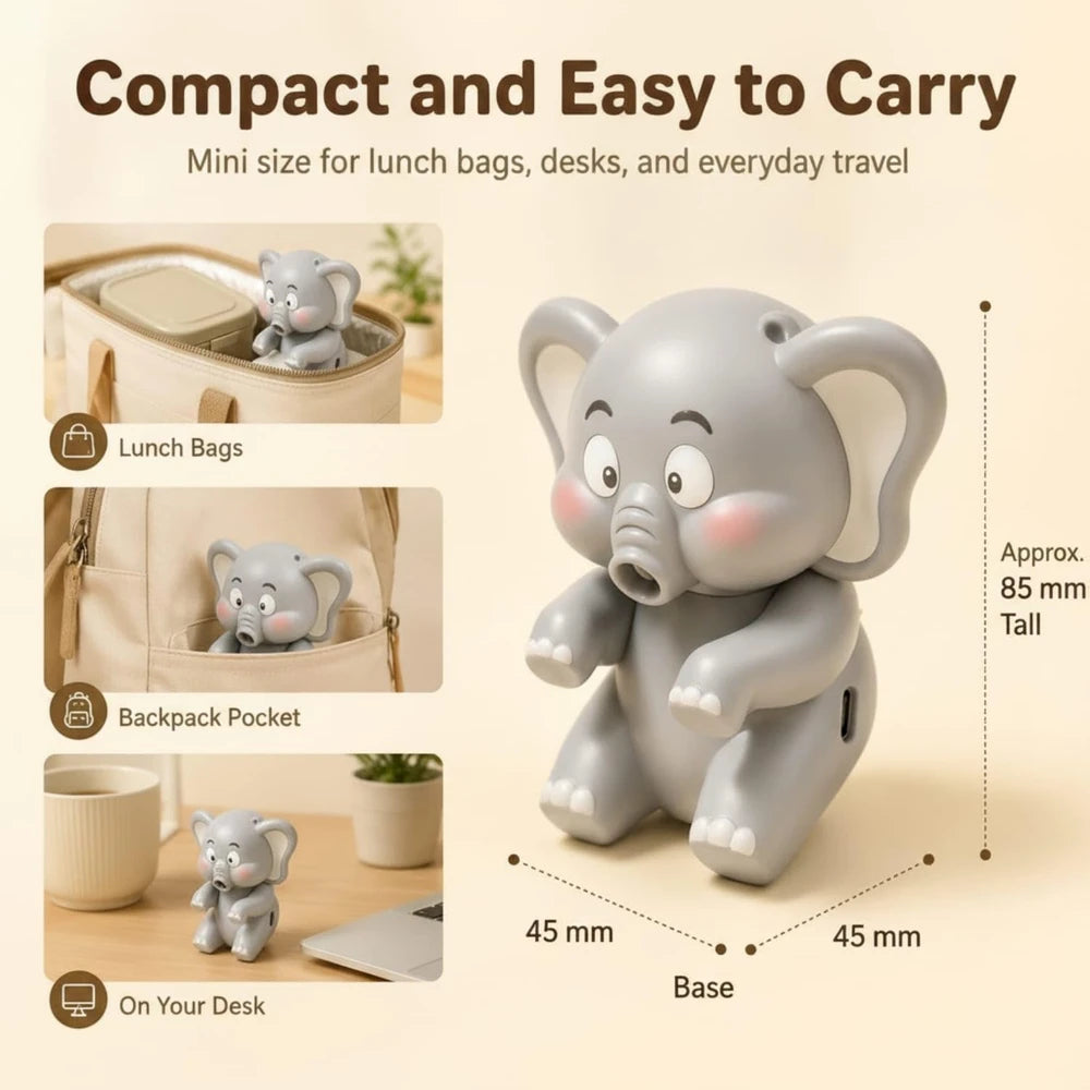 Cartoon Animal Food Cooling Fan