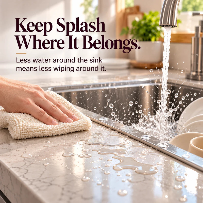 Silicone Kitchen Sink Splash Guard